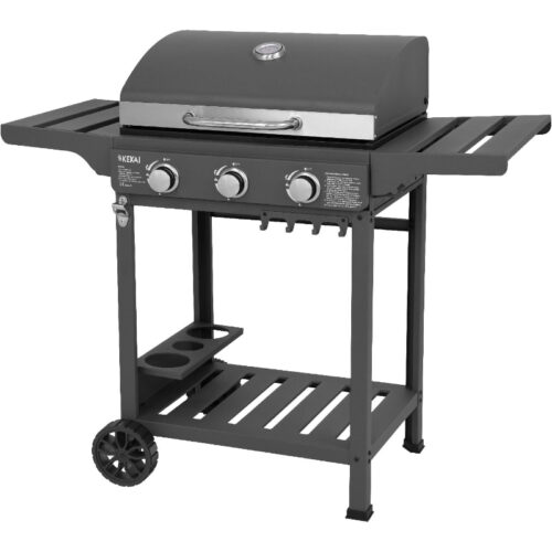 Kekai Leech 9 kW 3 Brûleurs Barbecue à Gaz Portatif