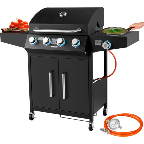 Steinborg BBQ 4 Brûleurs 12,5 kW Barbecue à Gaz