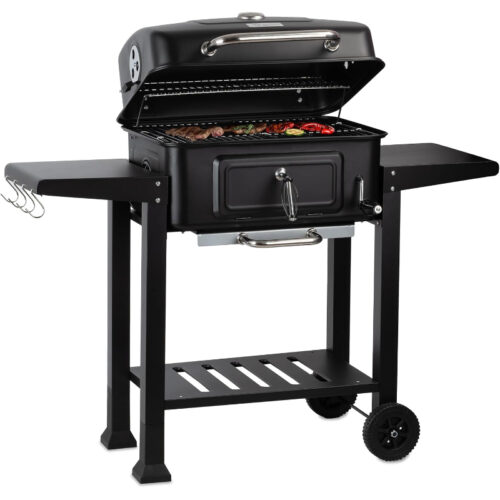 BBQ-Toro 22,3 kg Acier Inoxidable Barbecue Charbon avec Carro