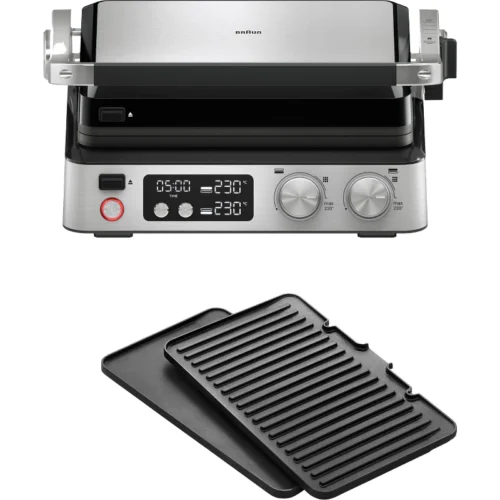 Braun CG7040 3 en 1 2000 W Grill Électrique Température Ajustable