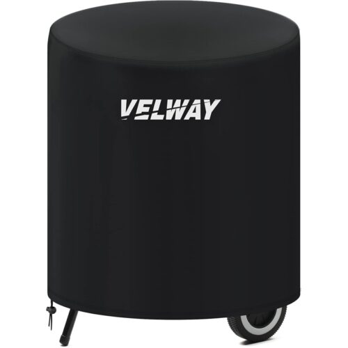 Velway 210D Oxford 71x68 cm Noir Housse Protectrice Barbecue Impermeable