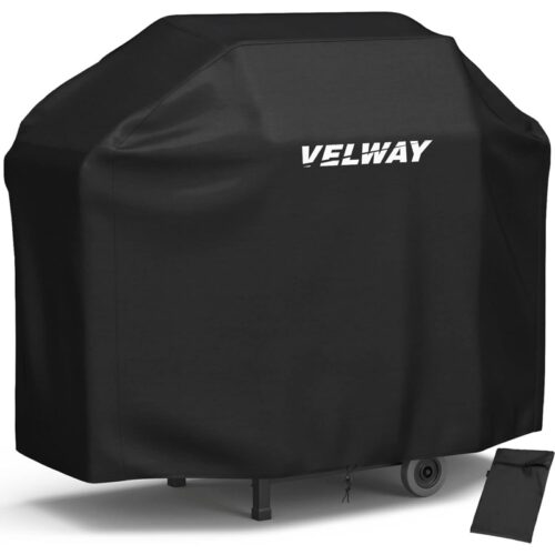 Velway 210D Oxford 147x61x117 cm Noir Housse Protectrice Barbecue Impermeable