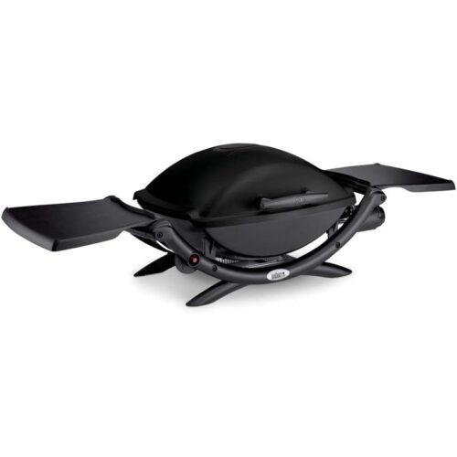 Weber Q2000 3,5 kW 55x39 cm Barbecue à Gaz avec Tablettes Latérales Pliantes